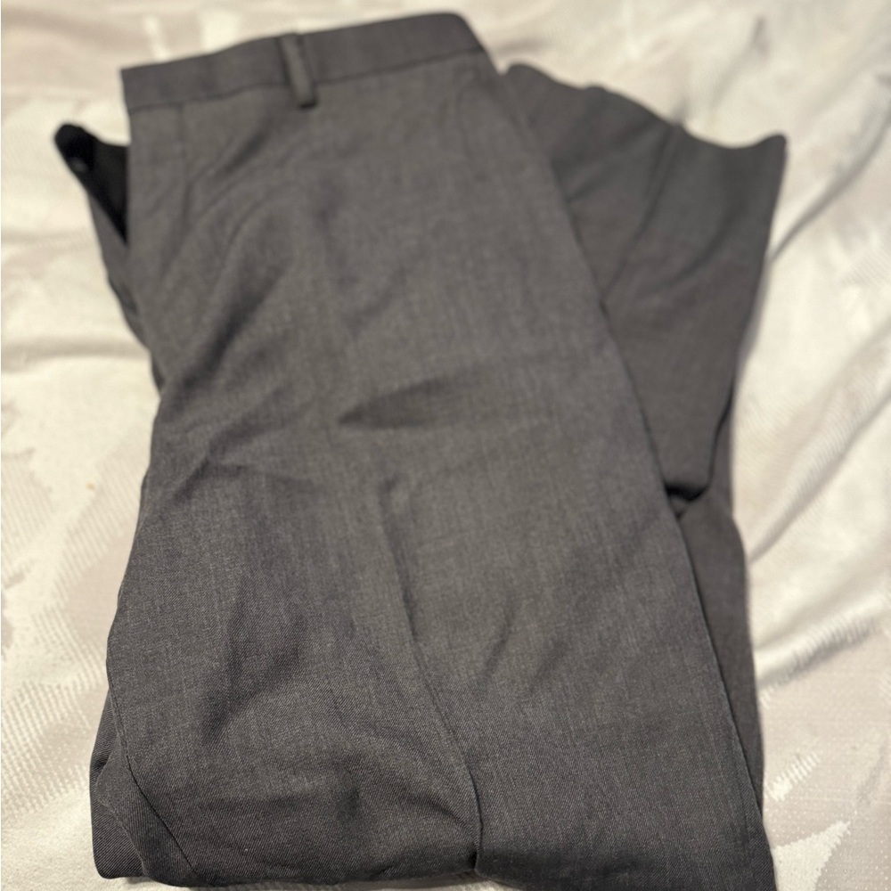 Men’s grey Like new dress pants. Joseph A Bank. 34x30 - Picture 10 of 13